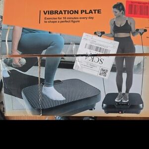 Black Vibration Plate